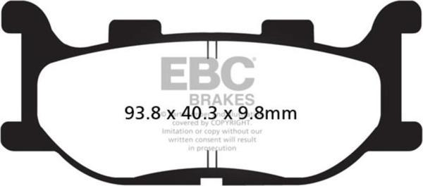 EBC FA199HH YAMAHA FZ6 04-07 , XJ-6 98-15 , MT03 (660cc) 06-12 SİNTER ÖN FREN BALAT - Image 1