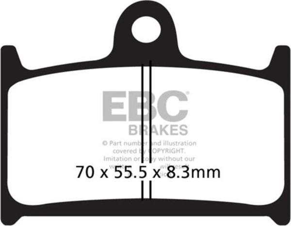 EBC FA236HH TRIUMPH TIGER EXP 1200 12-15 , SPRINT /DAYTONA SİNTER ÖN FREN BALATASI - Image 1