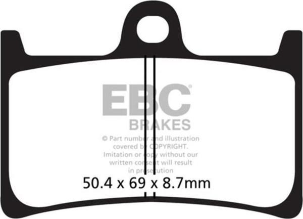EBC FA252 YAMAHA MT07 / TRACER 700 ÖN FREN BALATASI, - Image 1