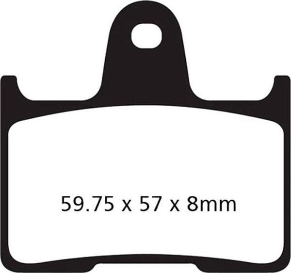 EBC FA254V HARLEY DAVIDSON XL883 /XL1200 ROADSTER 14-20 YARI SİNTER ARKA FREN BALA - Image 1