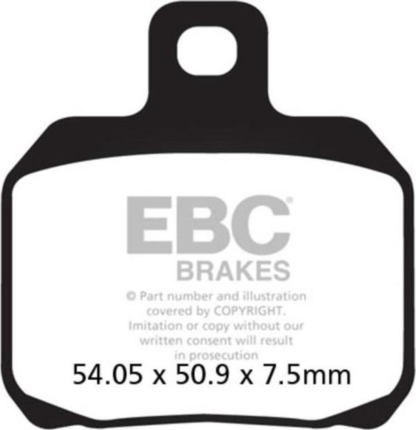 EBC FA266HH DUCATI 749,848, MONSTER ARKA FREN BALATASI - Image 1