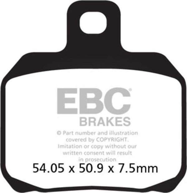 EBC FA266V DUCATI 749,848, MONSTER ARKA FREN BALATASI - Image 1