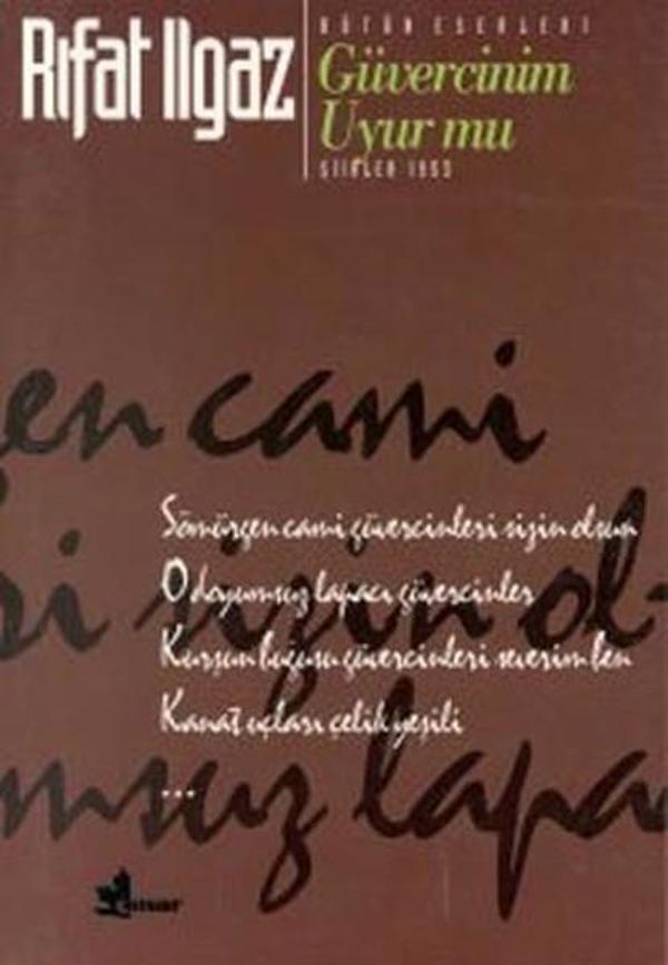 Güvercinim Uyur mu Şiirler 1953 - Çınar Yayınları - Image 1