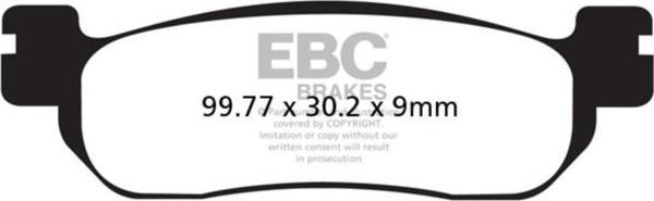 EBC FA275HH DOUBLE H SINTER FREN BALATASI - Image 1