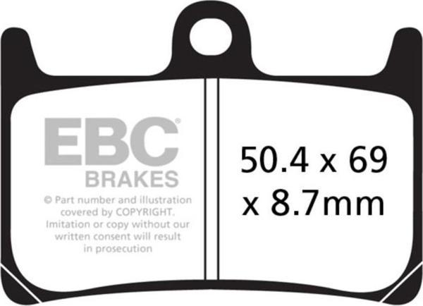EBC FA380HH YAMAHA R6/R1/MT10, FAZER6,FAZER8, XT1200XZ SUPER TENERE SINTER ÖN FREN - Image 1