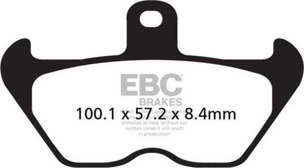 EBC FA407HH BMW R80 / R1100 GS /R1150 GS SINTER ÖN FREN BALATASI - Image 1