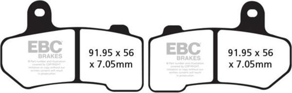 EBC FA409HH HARLEY DAVIDSON ﻿VRSCA/VRSCB,FLHR/FLHRCI FREN BALATASI - Image 1