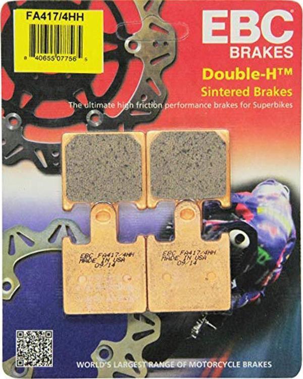 EBC FA417/4HH KAWASAKI ZX6-R , Z750/Z1000 , GTR1400,ZZR1400 SINTER ÖN FREN BALATASI - Image 1
