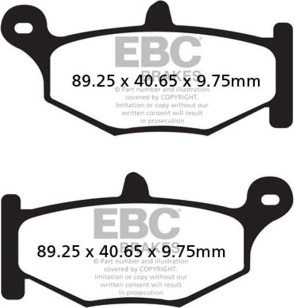 EBC FA419V SUZUKI DL 1000,1050 VSTROM YARI SINTER ARKA FREN BALATASI - Image 1