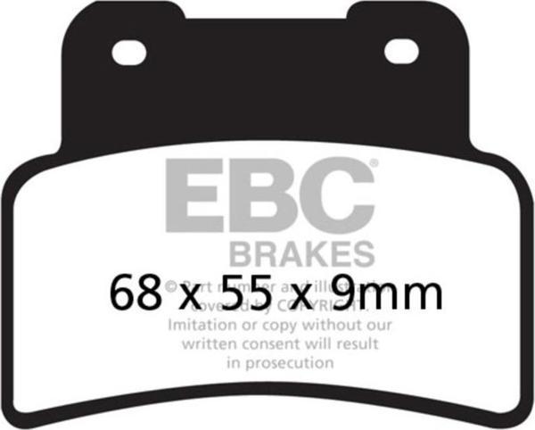 EBC FA432 YAMAHA MT125/R125 , XCITING400 , APRILIA MANA 850 ÖN FREN BALATASI - Image 1