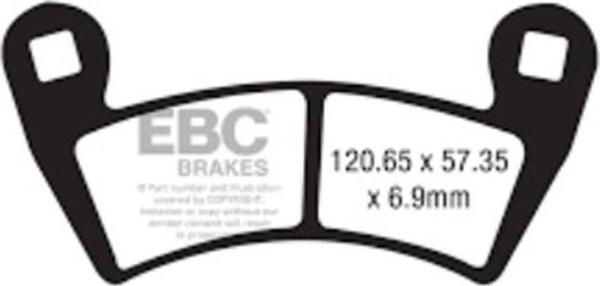 EBC FA452R POLARIS 500/700/800/1000 SINTER ÖN FREN BALATASI - Image 1