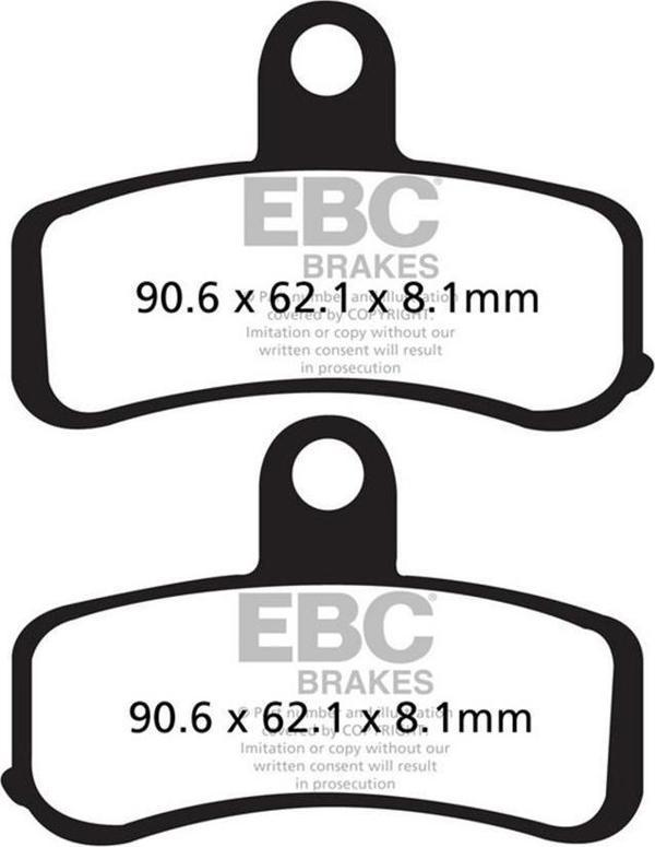 EBC FA457V HD FLSTFB Fat Boy, FLSTN Softail ,FXDB Street Bob 08-17 YARI SİNTER ÖN - Image 1
