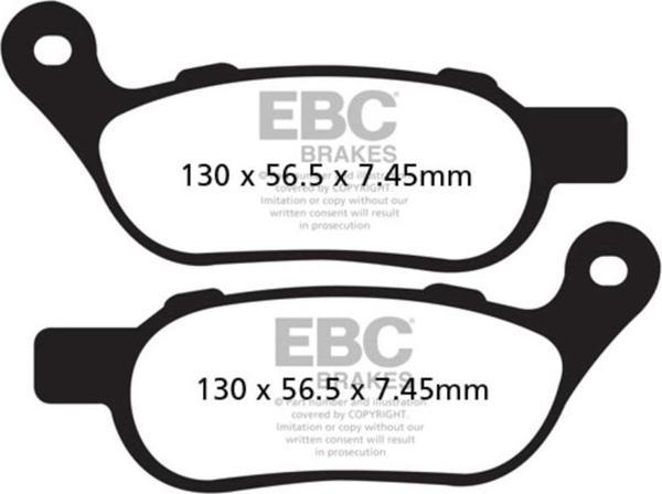 EBC FA458HH HD FLSTFB Fat Boy, FLSTN Softail ,FXDB Street Bob 08-17 SİNTER ÖN FREN - Image 1