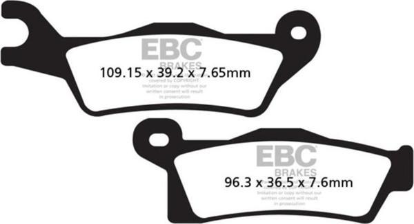 EBC FA617R CAN AM OUTLANDER 500/800/1000 SINTER SAG FREN BALATASI - Image 1