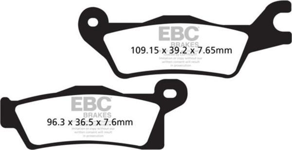 EBC FA618R CAN AM OUTLANDER 500/800/1000 SINTER 13-15 SOL FREN BALATASI - Image 1