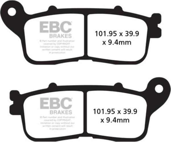 EBC FA636HH HONDA VFR1200X CROSSTOURER 12-18 ARKA SINTER FREN BALATASI - Image 1