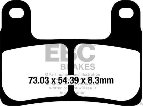 EBC FA724HH BMW R1250 GS - S1000R/RR/XR 18-20 SINTER ÖN FREN BALATASI - Image 1