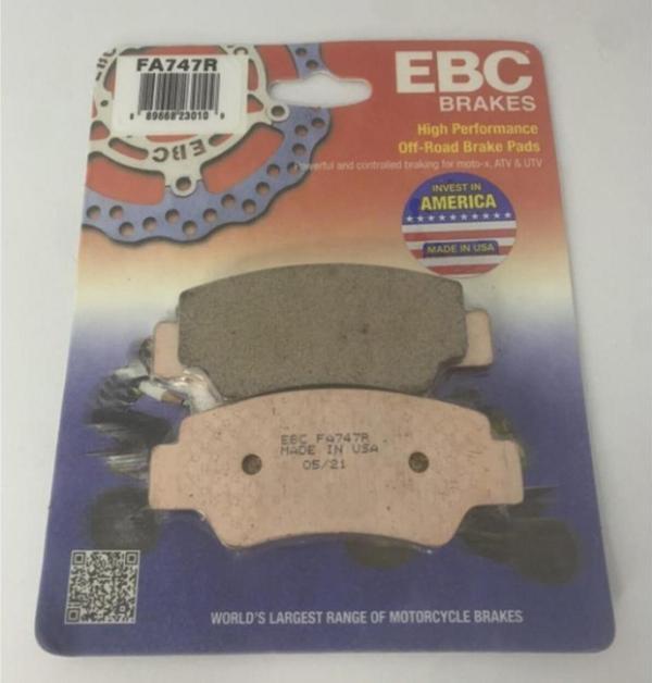 EBC FA747R CF MOTO Z-FORCE 1000 , U-FORCE1000 SINTER OFFROAD FREN BALATASI ARKA - Image 1