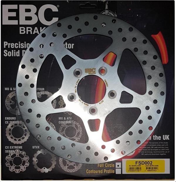 EBC FSD002 HARLEY DAVIDSON ÇELİK ÖN FREN DİSKİ - Image 1