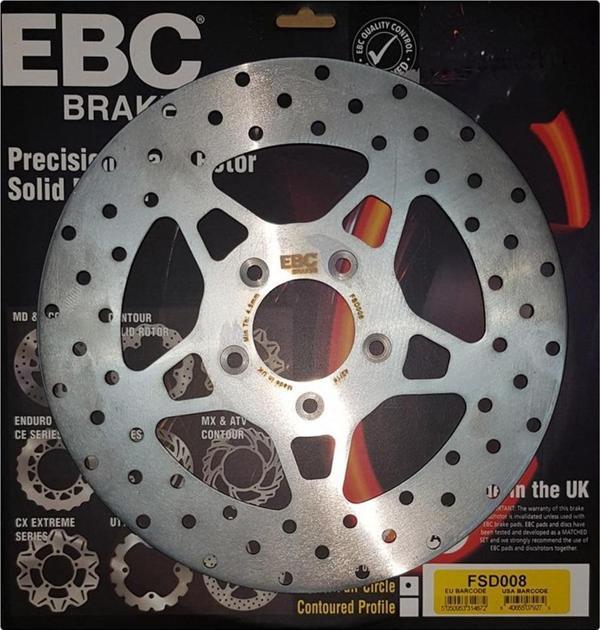 EBC FSD008 HARLEY DAVIDSON ÇELİK ÖN FREN DİSKİ - Image 1