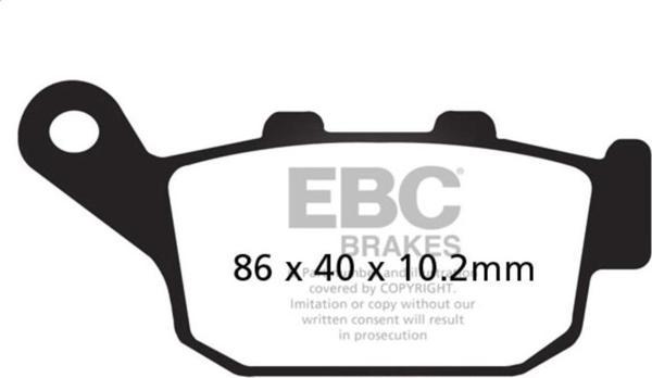 EBC SFA140 HONDA FES125/150 ,CB250 96-01 ARKA FREN BALATASI - Image 1