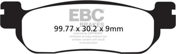EBC SFA275HH SINTER SCOOTER PERFORMANS BALATASI - Image 1