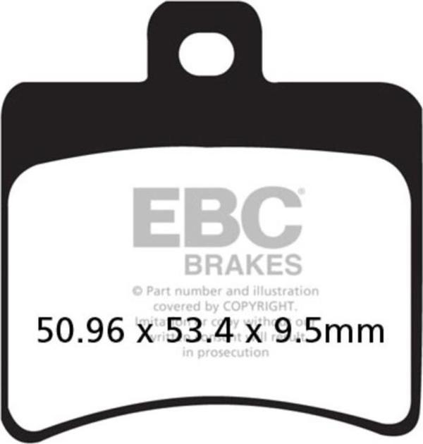EBC SFA298 SCOOTER FREN BALATASI - Image 1