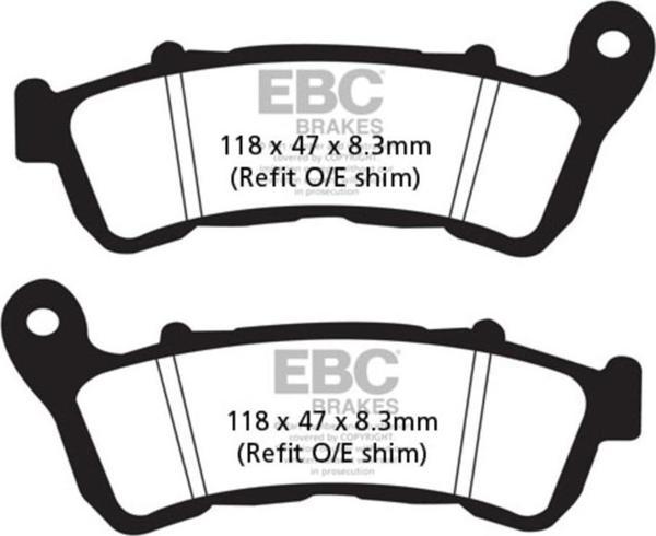 EBC SFA388 SCOOTER FREN BALATASI - Image 1