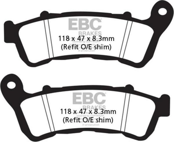 EBC SFA388HH SINTER SCOOTER PERFORMANS BALATASI - Image 1