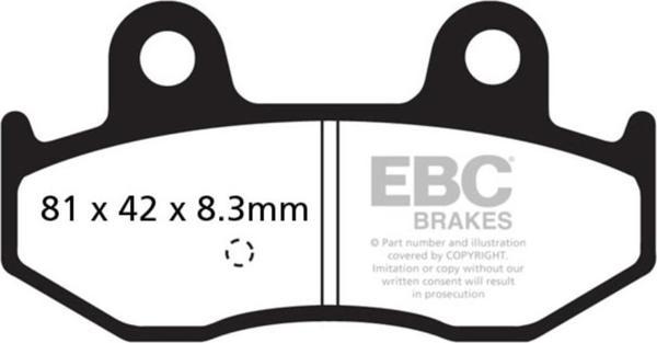 EBC SFA411 SCOOTER FREN BALATASI - Image 1