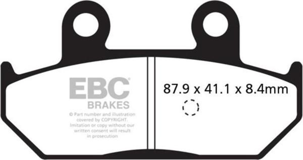 EBC SFA412 SCOOTER FREN BALATASI - Image 1