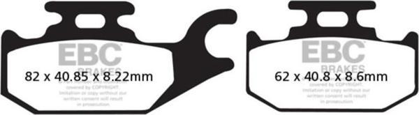 EBC SFA413 SCOOTER FREN BALATASI - Image 1