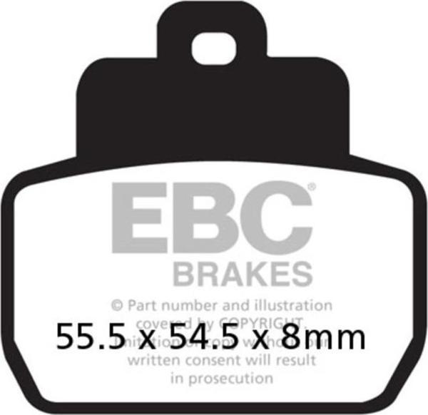 EBC SFA425 SCOOTER FREN BALATASI - Image 1