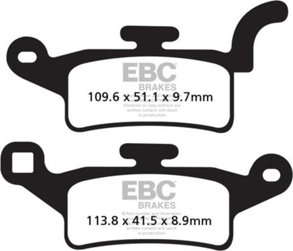 EBC SFA492 SCOOTER FREN BALATASI - Image 1