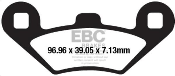 EBC SFA650 PEUGEOT METROPOLIS 400 ÖN-ARKA FREN BALATASI - Image 1