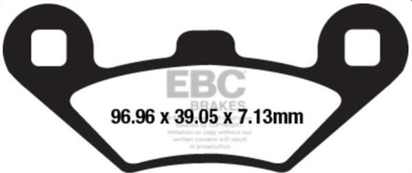 EBC SFA650HH PEUGEOT METROPOLIS 400 SINTER ÖN-ARKA FREN BALATASI - Image 1