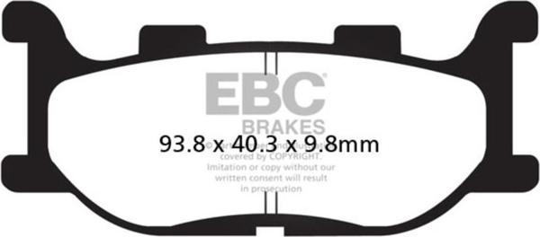 EBC SFAC199 YAMAHA MAJESTY 250 , VİRAGO ,CARBON ÖN FREN BALATASI - Image 1