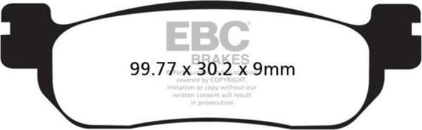 EBC SFAC275 YAMAHA XMAX 250 NonABS 05-13 ,ABS 11-16 , XMAX400 13-18 CARBON ARKA FRE - Image 1