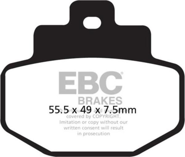 EBC SFAC321 VESPA GTS 2500  , GTS 300 CARBON ARKA FREN BALATASI - Image 1