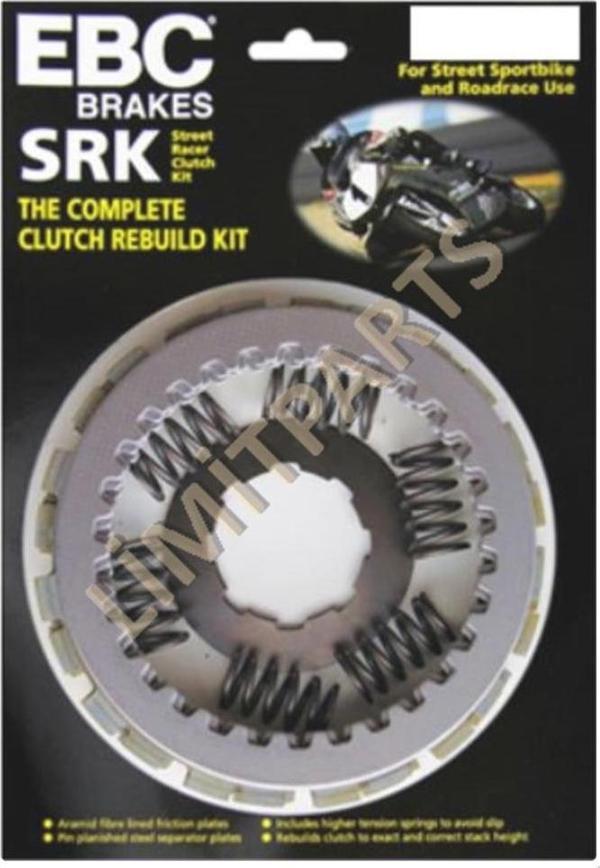 EBC SRK074 YAMAHA YZF-R6 03-05 KOMPLE DEBRİYAJ SETİ (8 Plaka) - Image 1