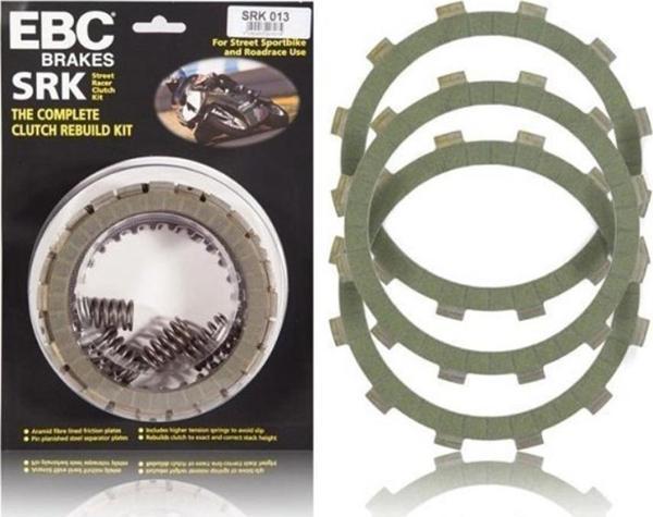 EBC SRK130 BMW F650-F700-F800 GS 07-19 KOMPLE FİBER DEBRİYAJ SETİ - Image 1