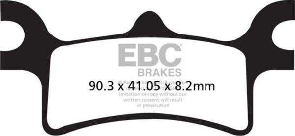 EBC FA314R POLARIS SPORTSMAN 400/500/800 03-12 SINTER ARKA FREN BALATASI - Image 1
