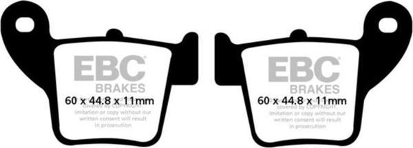 EBC FA346TT HONDA CRF250X 04-16 , CRF 450R,CRF450X CARBON ARKA FREN BALATASI - Image 1
