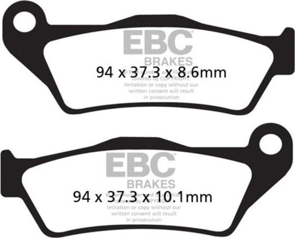EBC FA363 BMW R1100,R1150 GS , F800R , R850 ARKA FREN BALATASI - Image 1