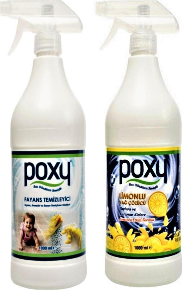Fayans Derz Temizleyici 1 Lt & Limonlu Yağ Çözücü 1 Lt - Image 1