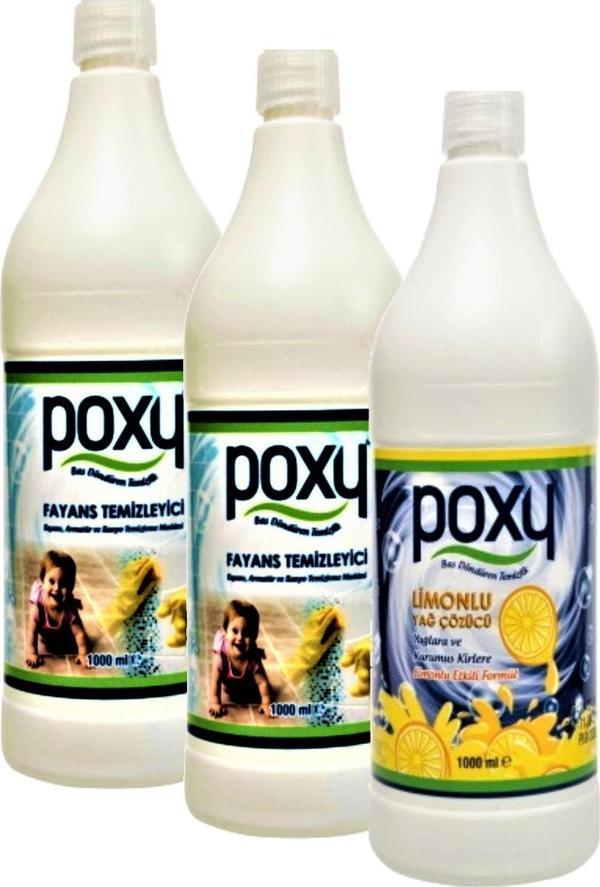 Fayans Derz Temizleyici 2 X 1 Lt & Limonlu Yağ Çözücü 1 Lt - Image 1