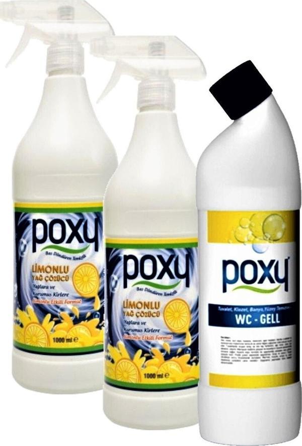 Limonlu Yağ Çözücü 2 X 1 Lt & Wc Jell 1 Lt - Image 1