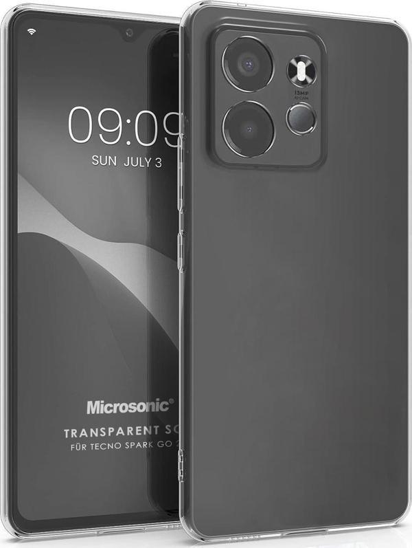 Microsonic TECNO Spark Go 2023 Kılıf Transparent Soft Şeffaf - Image 1