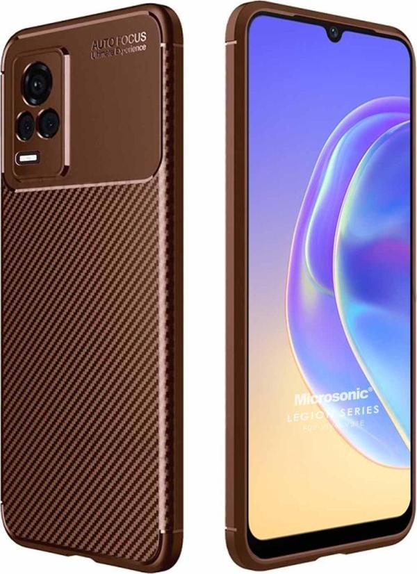 Microsonic Vivo V21e Kılıf Legion Series Kahverengi - Image 1