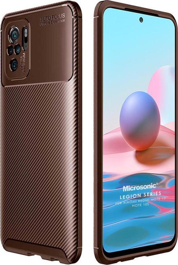 Microsonic Xiaomi Poco M5s Kılıf Legion Series Kahverengi - Image 1